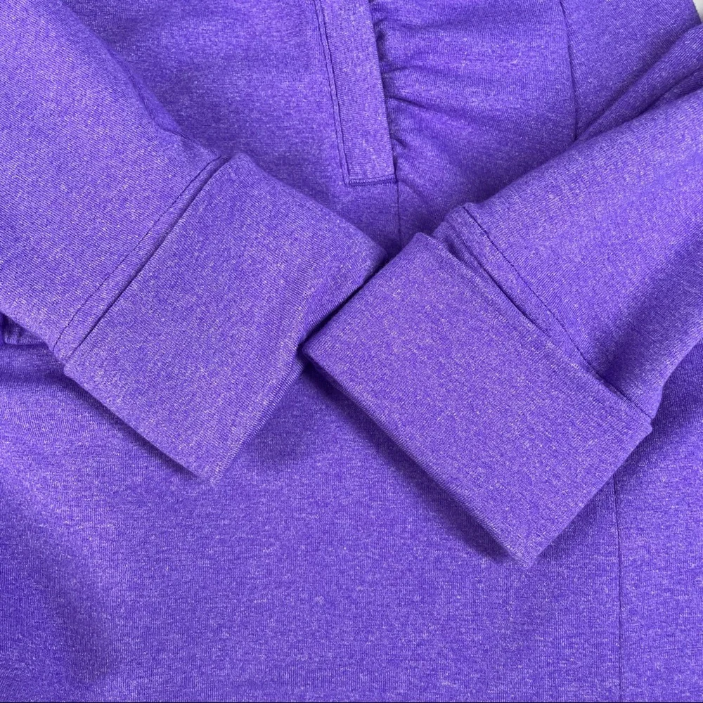 Athleta Rishi Jacket Yoga Hoodie Size M Medium Purple 59006 Hoody Zip Front L/S - Picture 9 of 10